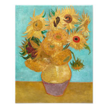 Vas med tolv solblommor | Van Gogh |