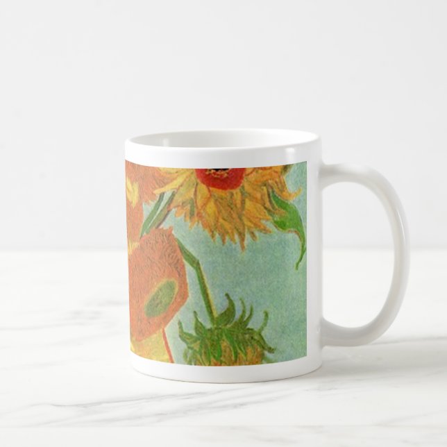 Vas med tolv solblommor, Vincent van Gogh Kaffemugg (Höger)