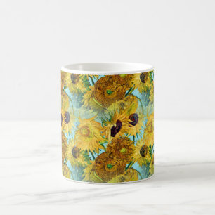 Vas med tolv solrosor av Vincent Van Gogh Kaffemugg