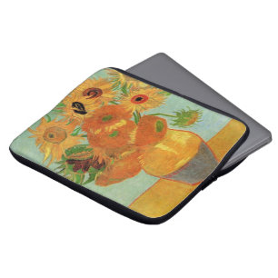 Vas med tolv solrosor av Vincent van Gogh Laptop Sleeve