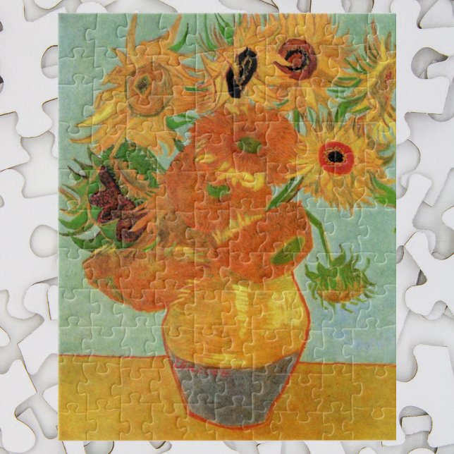 Vas med tolv solrosor av Vincent van Gogh Pussel (Skapare uppladdad)