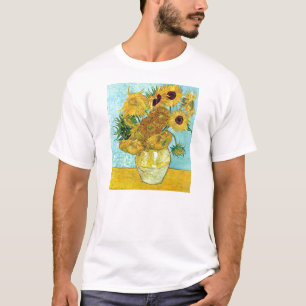 Vas med tolv solrosor av Vincent Van Gogh Tee Shirt