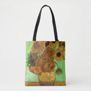 Vas med tolv solrosor av Vincent van Gogh Tygkasse