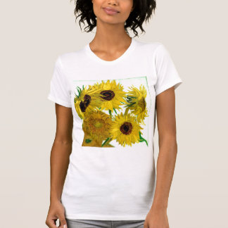 Vas med tolv solrosor, Van Gogh konst T-shirt