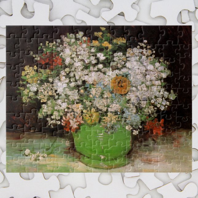Vas med Zinnia Flowers av Vincent van Gogh Pussel (Skapare uppladdad)