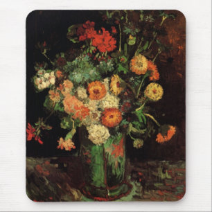 Vas med Zinnias och Geraniums, Vincent van Gogh Musmatta