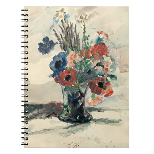Vas mit Blumen | Lovis Corinth Anteckningsbok (Framsidan)