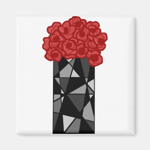 Vas n blommar magneten magnet