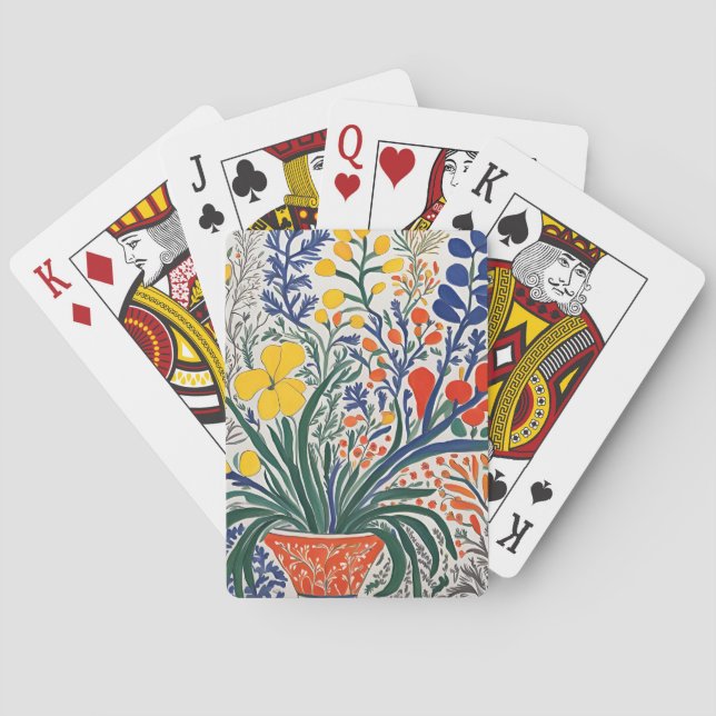 Vas och Vild Flowers Casinokort (Baksidan)