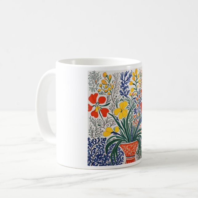Vas och Vild Flowers Kaffemugg (Framsida vänster)