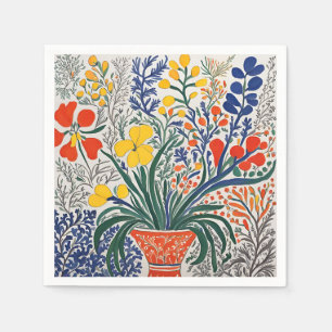 Vas och Vild Flowers Pappersservett