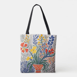 Vas och Vild Flowers Tygkasse
