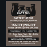 Vas Silhouettes, potteriarkiv, Potter Advert Reklamblad<br><div class="desc">Vas Silhouettes,  potteributik,  Potter som annonserar ut flygblad med hjälp av Affärskortet Store.</div>