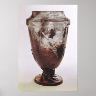 Vas som visar Orpheus och Eurydice Poster