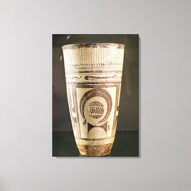 Vas, Stil I, Susa, Iran, 5000-4000 BC Canvastryck (Framsida)