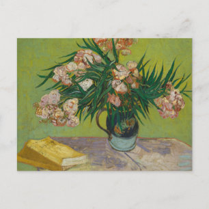 Vas w Oleanders & Bokar av Van Gogh Postcard Vykort