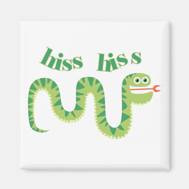 Väsande ljudväsande ljudorm magnet (Framsidan)