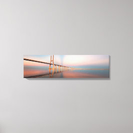 Vasco da Gama Bridge Panoramic Canvas Art