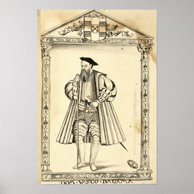 Vasco da Gama från "Lendas da India" Poster (Framsidan)