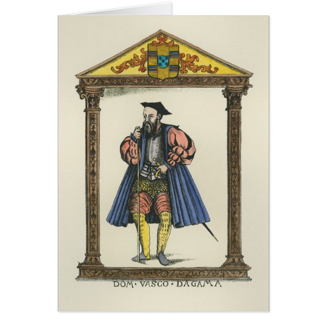 Vasco da Gama Hälsningskort (Framsidan)