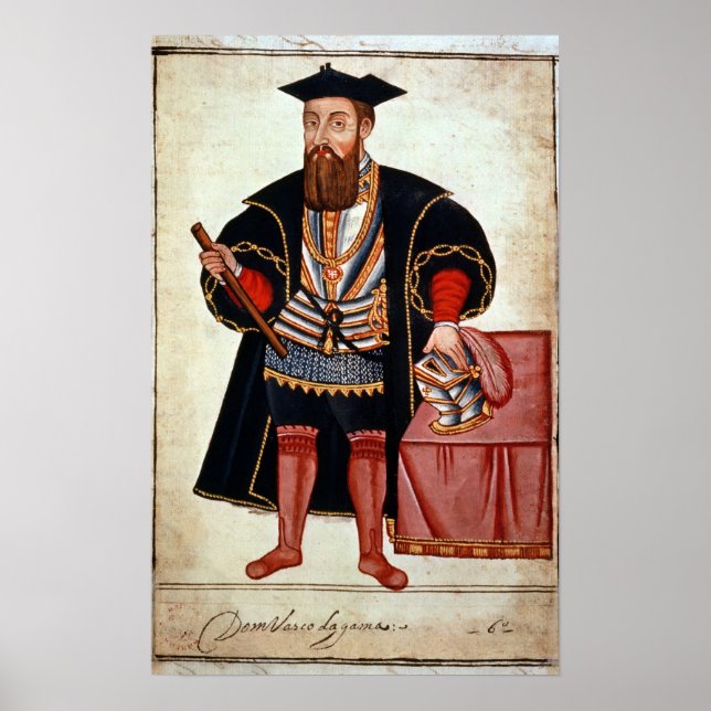 Vasco da Gama , illustration Poster (Framsidan)