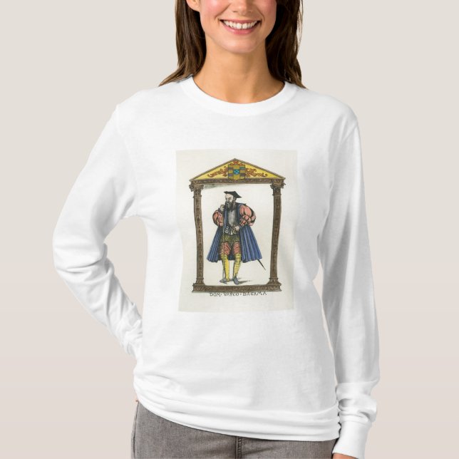 Vasco da Gama Tee Shirt (Framsida)