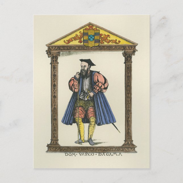 Vasco da Gama Vykort (Framsida)