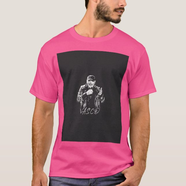 Vasco Rossi T Shirt (Framsida)