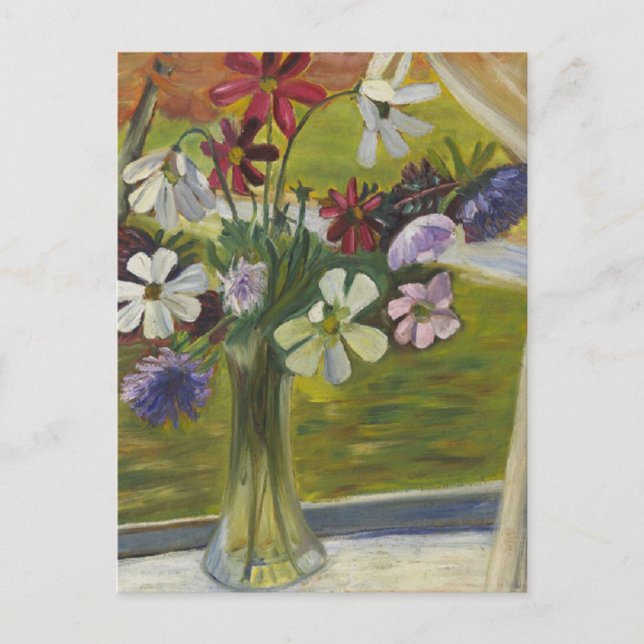 Vase med blommor av Prudence Heward Vykort (Framsida)