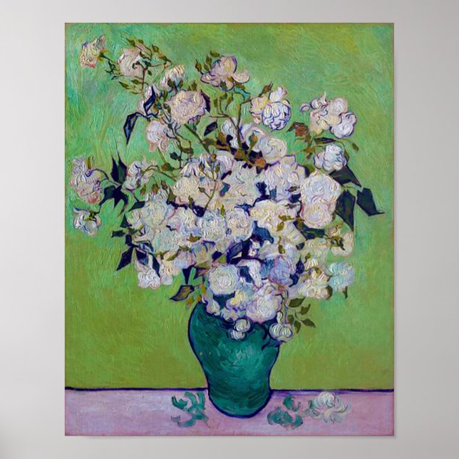 Vase of Roses, Vincent van Gogh Poster (Framsidan)