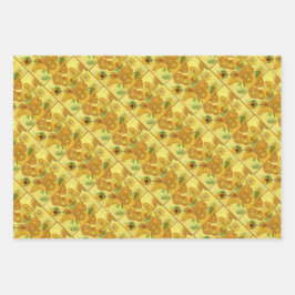 Vase with fifteen sunflowers by Vincent Van Gogh 