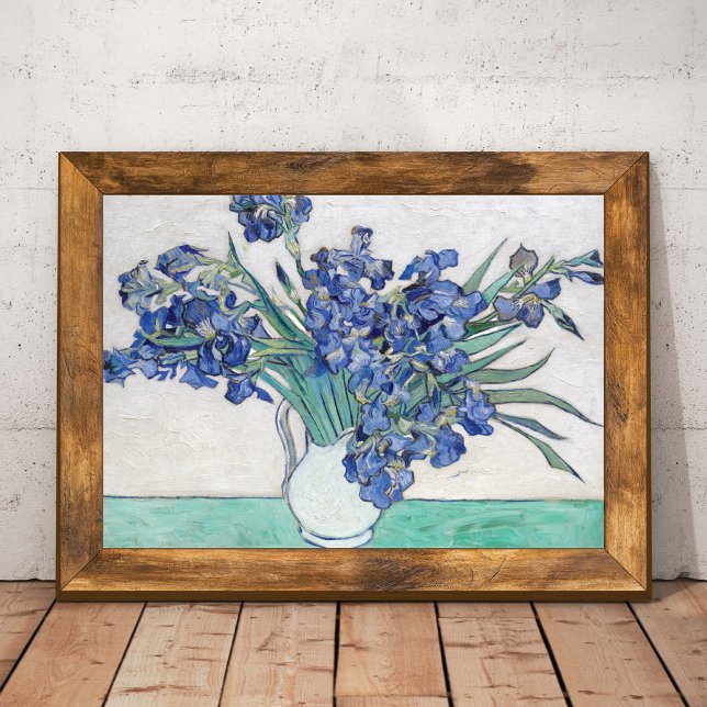 Vase with Irises Vincent van Gogh  Poster (Skapare uppladdad)