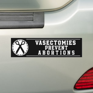 Vasectomier Förhindra aborter Pro-Choice Bildekal