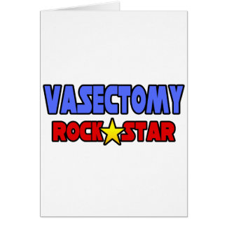 Vasektomi Rockstjärna Hälsningskort