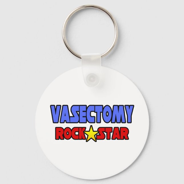 Vasektomi Rockstjärna Nyckelring (Framsida)
