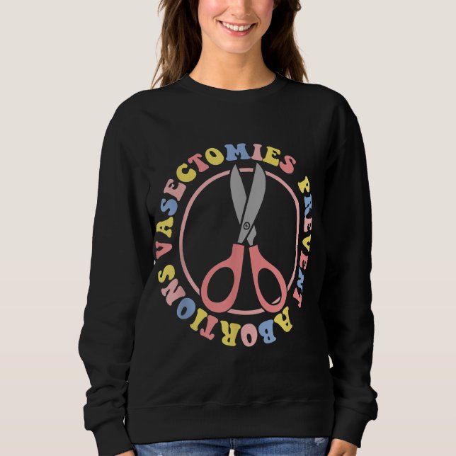 Vasektomier Förhindra aborter Kvinnors Pro-val F T Shirt (Framsida)
