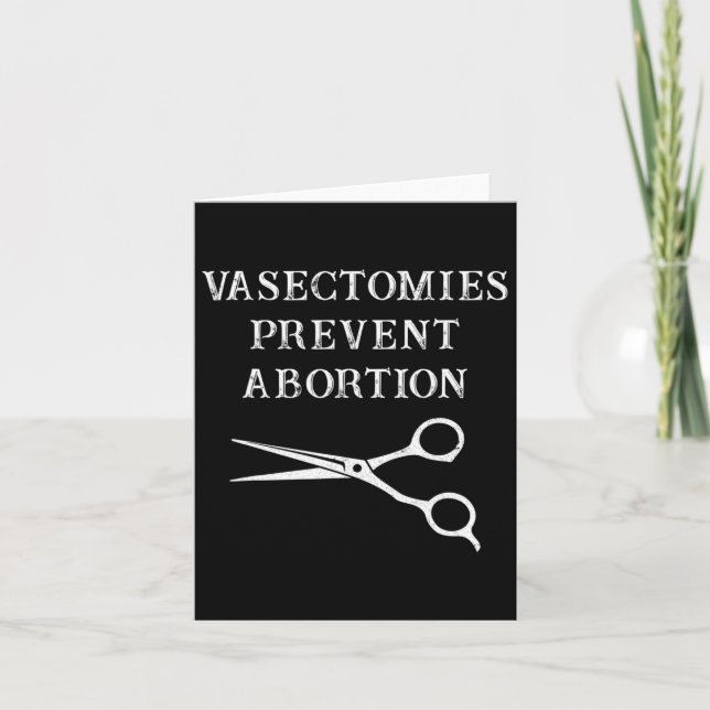 Vasektomier förhindrar abbortion Feministisk Roe V Kort (Framsida)