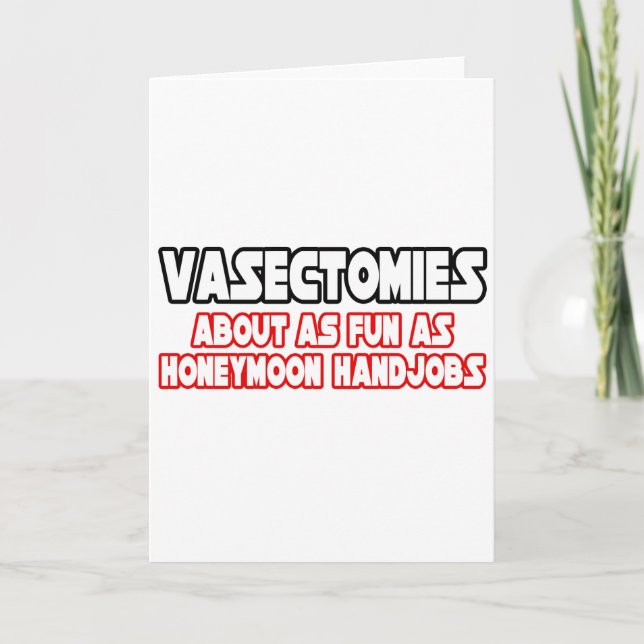Vasektomier... Roligt saknas Kort (Framsida)