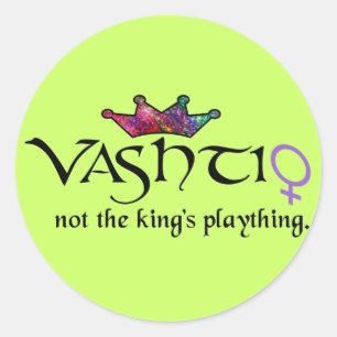 Vashti Stickers Runt Klistermärke