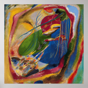 Vasilij Kandinsky - Bild med tre ställen Poster