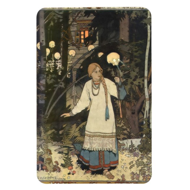 Vasilisa the Bevackra at Hut of Baba Yaga - I Magnet (Vertikal)
