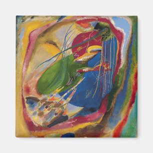 Vasily Kandinsky - Bild med tre fläckar Magnet