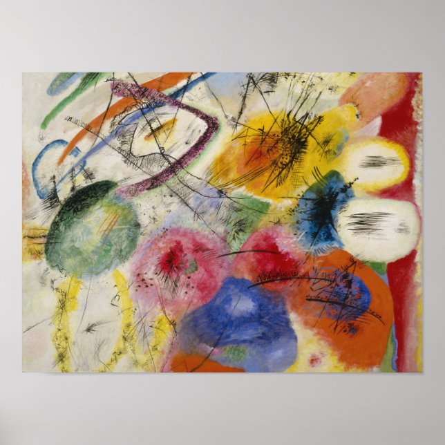 Vasily Kandinsky - Black Linjer Poster (Framsidan)