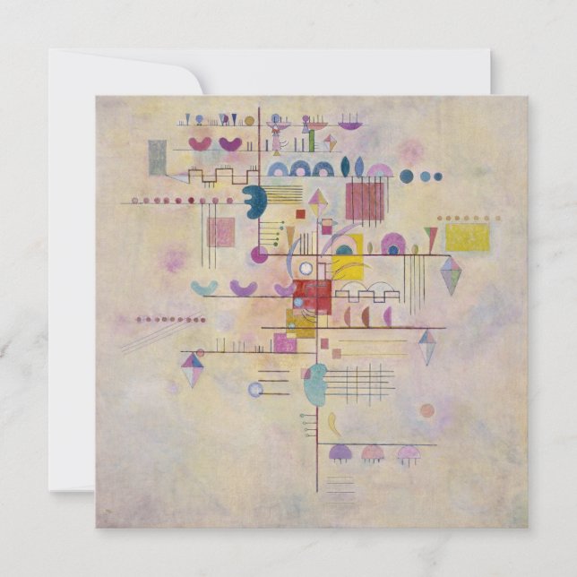 Vasily Kandinsky - graciös Ascent Julkort (Framsida)