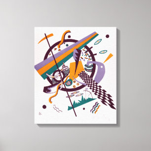 Vasily Kandinsky liten världsdropp Canvastryck