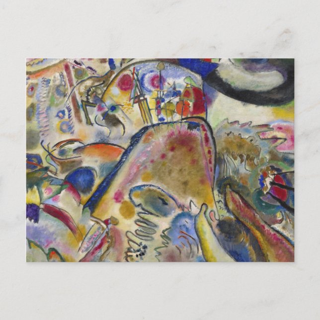 Vasily Kandinsky - små nöjen Helg Vykort (Framsida)