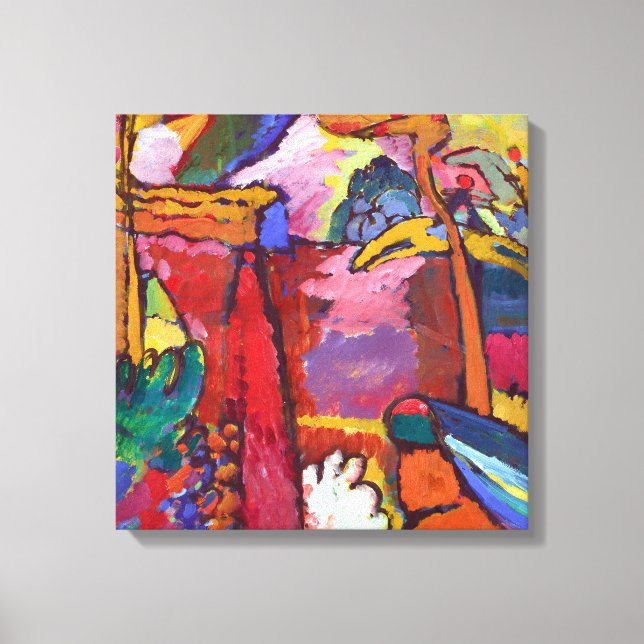 Vasily Kandisnky Garden från Kärlek Canvastryck (Framsida)