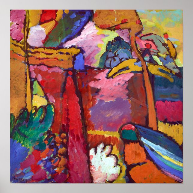 Vasily Kandisnky Garden från Kärlek Poster (Framsidan)