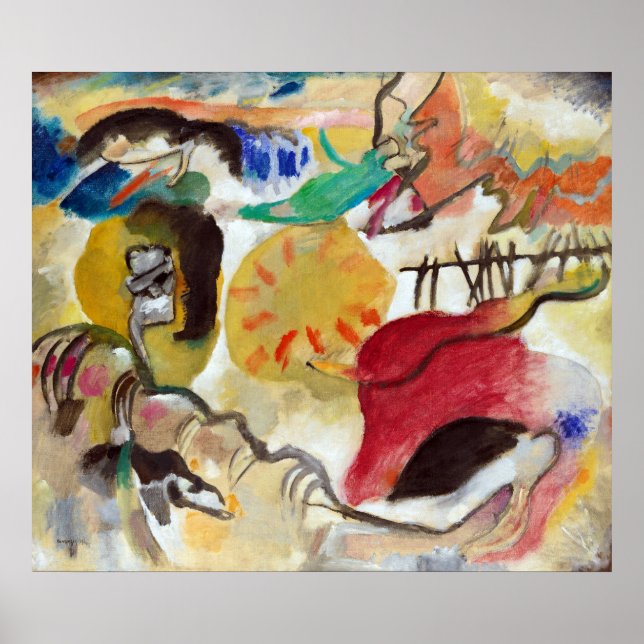 Vasily Kandisnky Garden från Kärlek Poster (Framsidan)