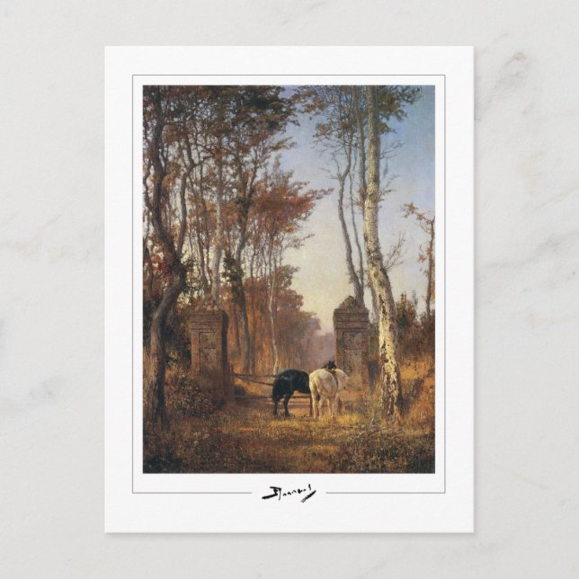 Vasily Polenov #179 - Fine Art Postcard Vykort (Framsida)